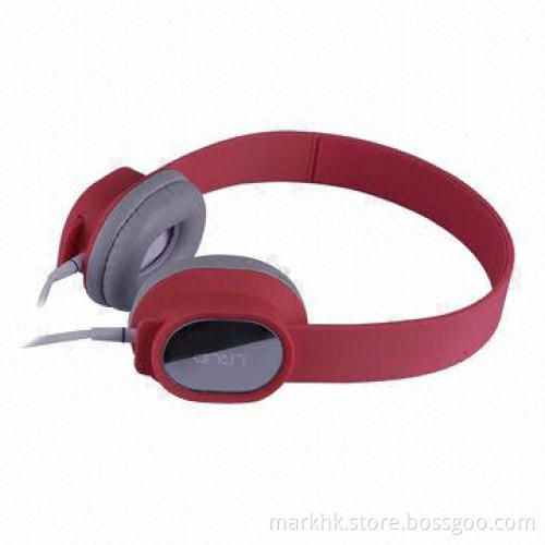 Headphones, Single Connector, Non-slip Silicone Handle
